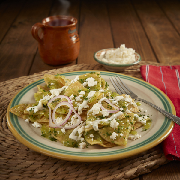 Green chilaquiles
