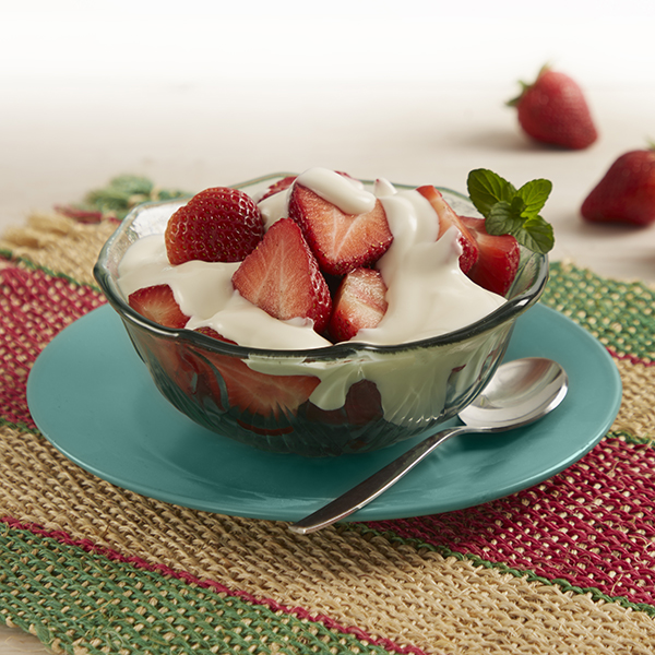 Strawberries with Cream