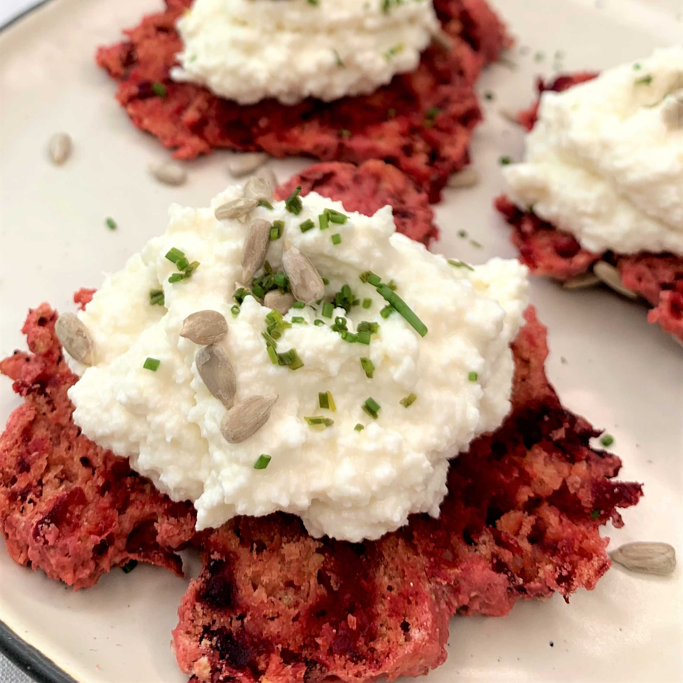 Beetroot Scones with Requesón